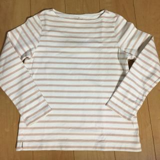 ムジルシリョウヒン(MUJI (無印良品))の無印良品 オーガニックコットン太番手ボーダーTシャツ(Tシャツ(長袖/七分))