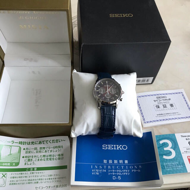SEIKO(セイコー)のジョジョ時計 グイード・ミスタモデル 300個限定品 メンズの時計(腕時計(アナログ))の商品写真