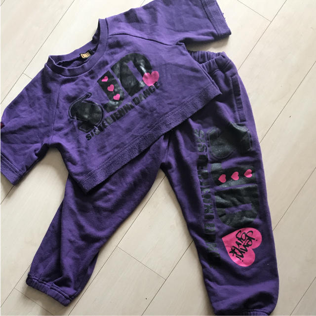 JENNI(ジェニィ)のJENNI ダンス 上下セット 110センチ キッズ/ベビー/マタニティのキッズ服女の子用(90cm~)(その他)の商品写真