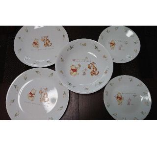 コレール(CORELLE)のコレール・プーさん5枚セット(食器)