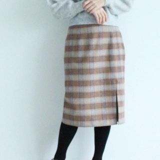 ドットアンドストライプスチャイルドウーマン(Dot&Stripes CHILDWOMAN)のチェックタイトスカート(ひざ丈スカート)