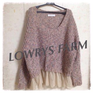 ローリーズファーム(LOWRYS FARM)のLOWRYS FARM*ペプラムニット(ニット/セーター)