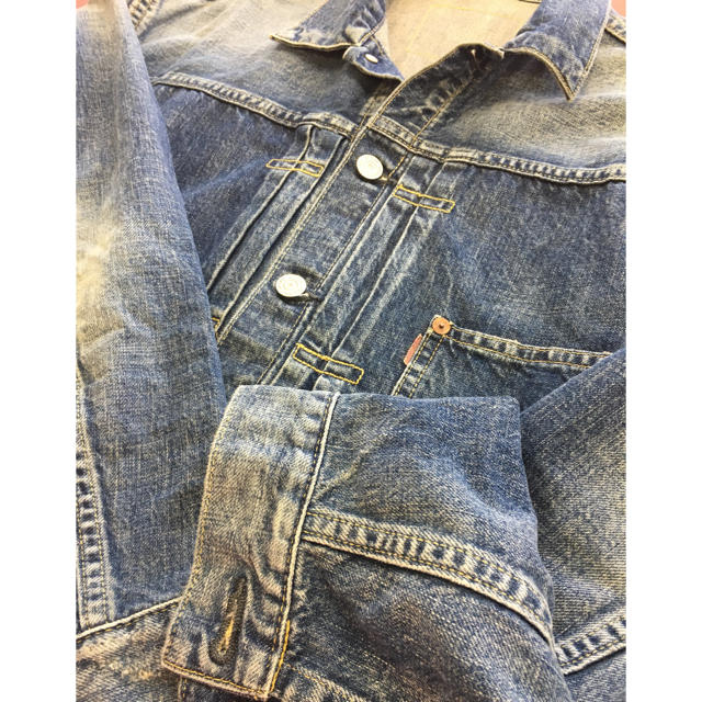 L'Appartement DEUXIEME CLASSE(アパルトモンドゥーズィエムクラス)のアパルトモンSTAMMBAUM OVERSIZE DENIM JACKET 36 レディースのジャケット/アウター(Gジャン/デニムジャケット)の商品写真