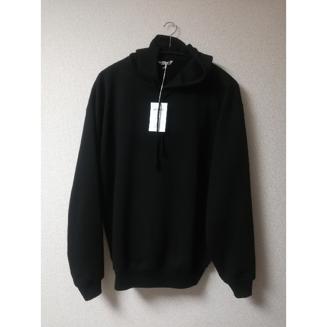 AURALEE SUPER SOFT HEAVY SWEAT P/O BLACK メンズのトップス(パーカー)の商品写真