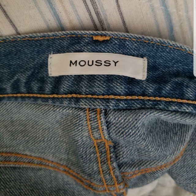 moussy(マウジー)のほぼ新品【moussy】マウジーデニムミニスカート レディースのスカート(ミニスカート)の商品写真