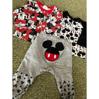 ディズニー(Disney)のことまま様専用 ミッキー☆ミニー長T2枚とズボン(Ｔシャツ)