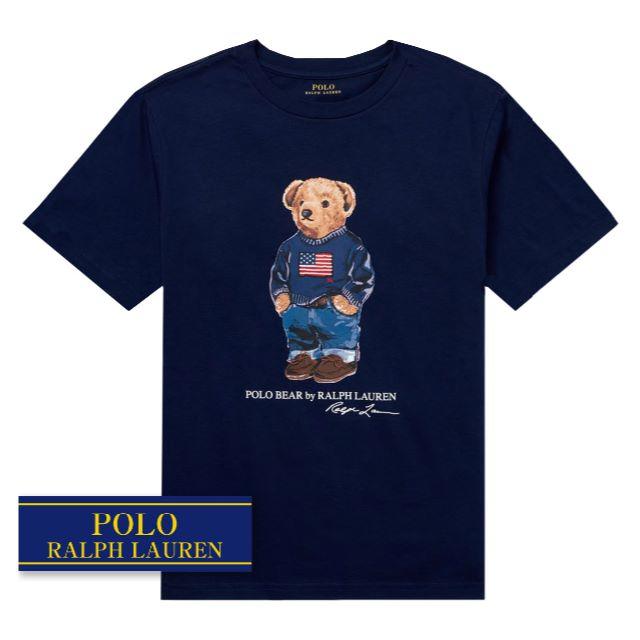 Ralph Lauren - ☆新品☆ 150 ラルフローレン 半袖ポロベアーコットン ネイビー 4510