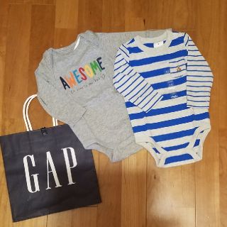 ベビーギャップ(babyGAP)の70 ロンパース　2枚セット(ロンパース)