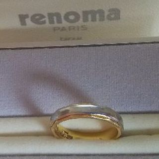 【仕上済極美品】✨レノマ　renoma　リング　9.5（9）号　SV　赤石　指輪
