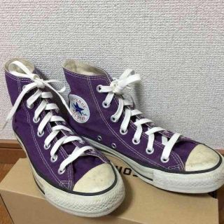 コンバース(CONVERSE)のコンバース☆パープル(スニーカー)