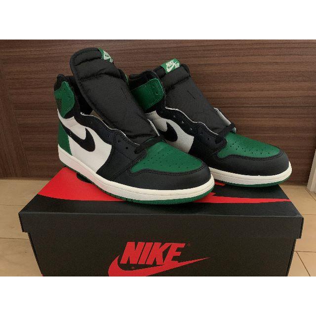 NIKE(ナイキ)のAIR JORDAN 1 PINE GREEN ジョーダン１ グリーン  29 メンズの靴/シューズ(スニーカー)の商品写真