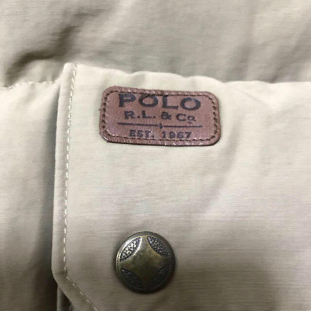 POLO RALPH LAUREN(ポロラルフローレン)のRALPH RAUREN ラルフローレン レザーヨーク ダウンベスト メンズのジャケット/アウター(ダウンベスト)の商品写真