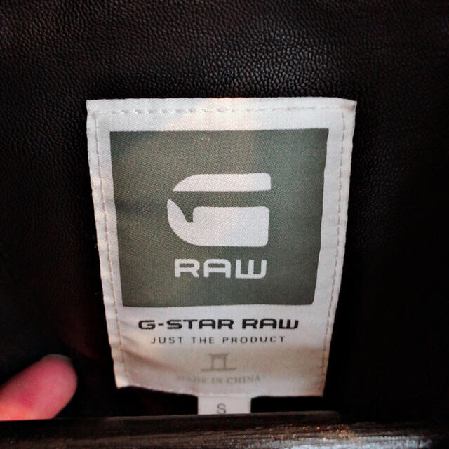 G-STAR RAW(ジースター)の最終値下げ　G-STAR RAW レザージャケット メンズのジャケット/アウター(レザージャケット)の商品写真