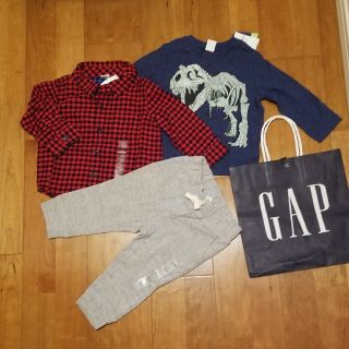 ベビーギャップ(babyGAP)の80 お着替えセット①(Ｔシャツ)