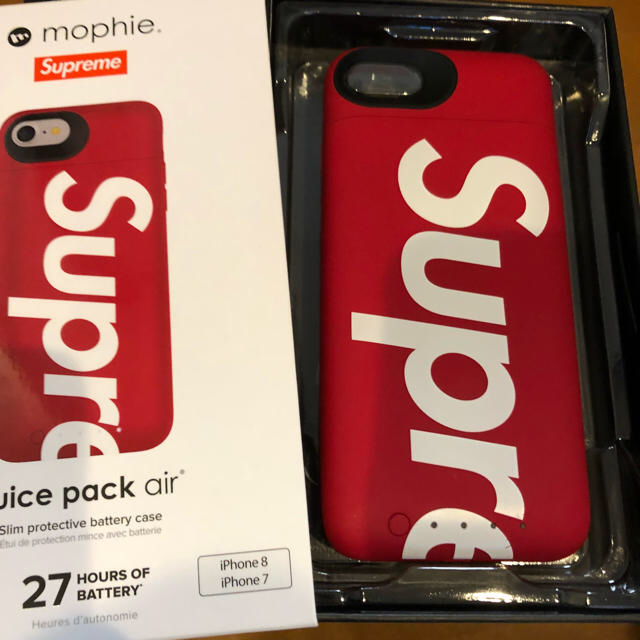 supreme iPhoneケース バッテリー