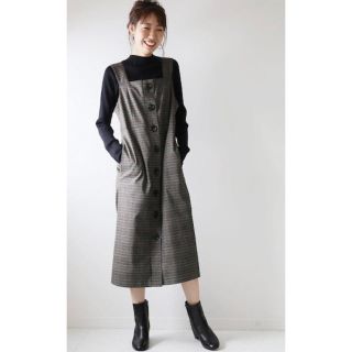 スピックアンドスパン(Spick & Span)のSPICK&SPAN18AW ジャンパースカート(ひざ丈スカート)