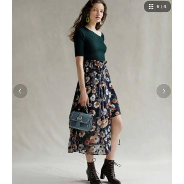 REDYAZEL(レディアゼル)のレディアゼル🌼送料無料🌼オリジナルフラワープリント デザインスカート  レディースのスカート(ロングスカート)の商品写真
