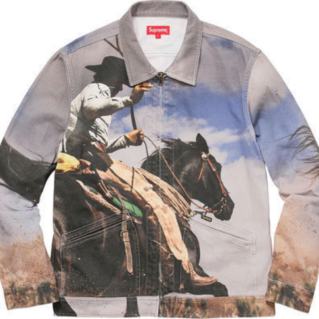 今季ブランド Denim Cowboy Supreme - Supreme Work マルボロ Jacket Gジャン/デニムジャケット