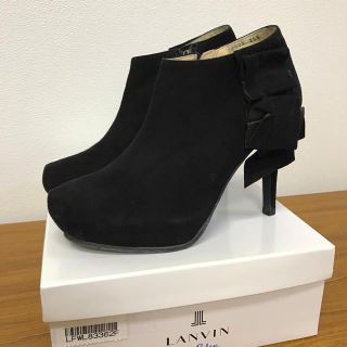 ランバンオンブルー(LANVIN en Bleu)の✩たんぽぽさま✩ランバンオンブルー ショートブーツ 23.5cm(ブーティ)