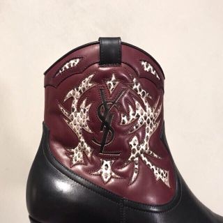 サンローラン(Saint Laurent)の新品‼️サンローランSAINT LAURENTウエスタンブーツ36レディース(ブーツ)