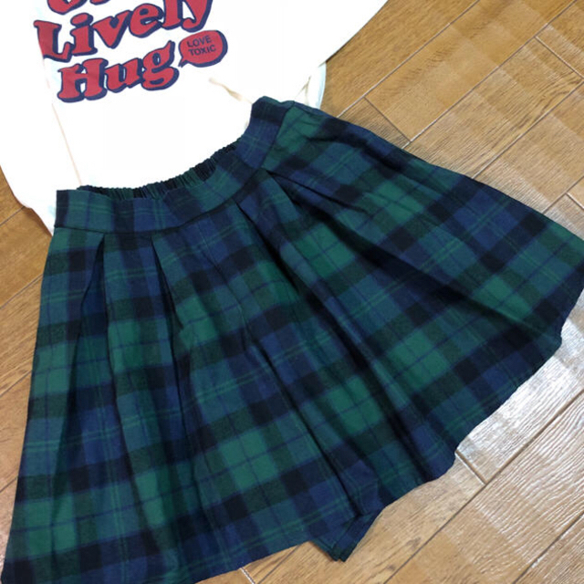 lovetoxic(ラブトキシック)のナルミヤ ラブトキシック キュロット キッズ/ベビー/マタニティのキッズ服女の子用(90cm~)(パンツ/スパッツ)の商品写真