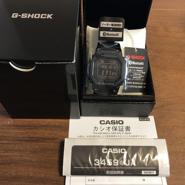 G-SHOCK(ジーショック)の黒 新品 込 G-SHOCK GMW-B5000GD-1JF  フルメタブラック メンズの時計(腕時計(デジタル))の商品写真