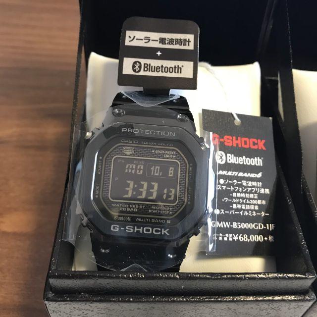 G-SHOCK(ジーショック)の黒 新品 込 G-SHOCK GMW-B5000GD-1JF  フルメタブラック メンズの時計(腕時計(デジタル))の商品写真