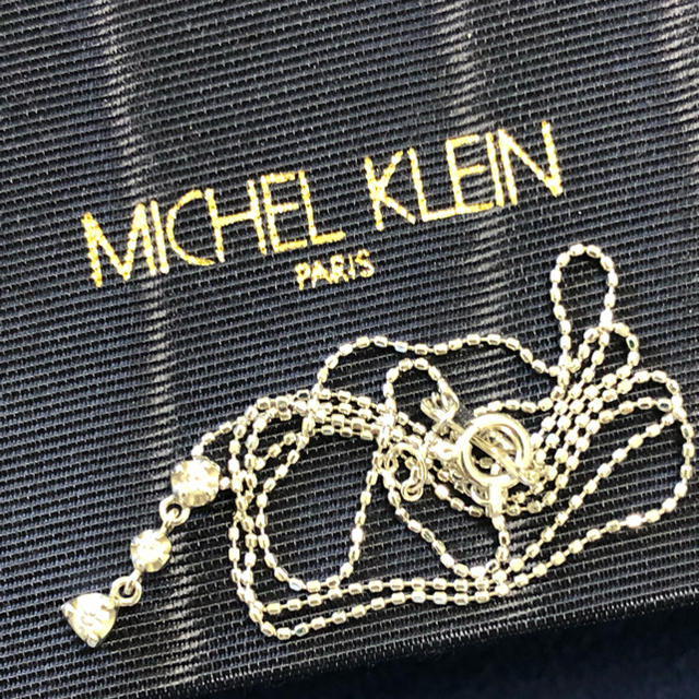 ミシェルクラン MICHEL KLEIN k18wg ダイヤモンド ネックレス