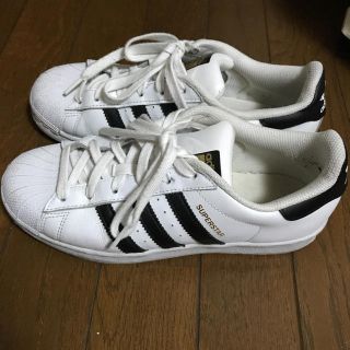 アディダス(adidas)のadidas SUPERSTAR WHT/CBK/WHT 23.5(スニーカー)