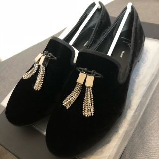 ジュゼッペザノッティ(GIUZEPPE ZANOTTI)のジュゼッペザノッティ KEVIN メンズベルベットローファー サイズ40(ドレス/ビジネス)