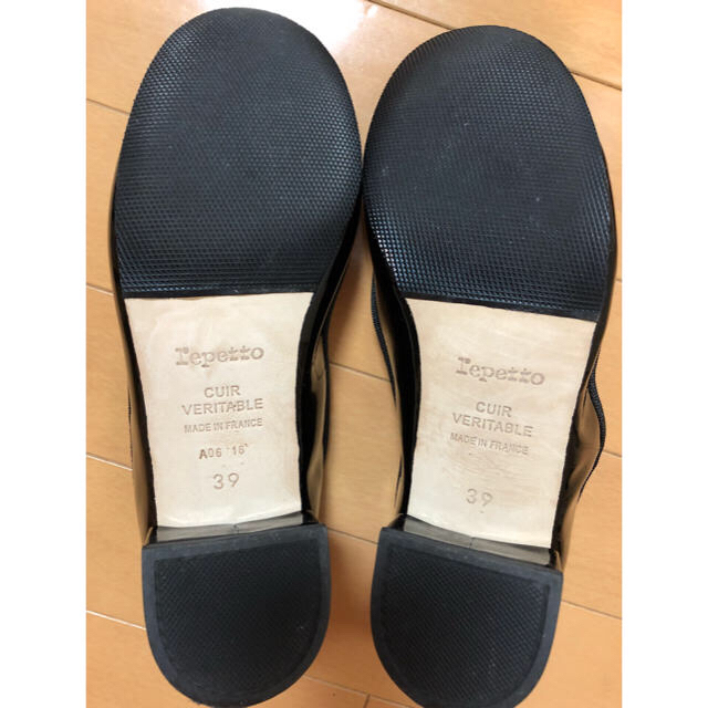 repetto camille バレエシューズ 39 BLACK 2