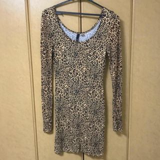 エイチアンドエム(H&M)のパーティにも✨ヒョウ柄🐆タイトワンピ★(ミニワンピース)