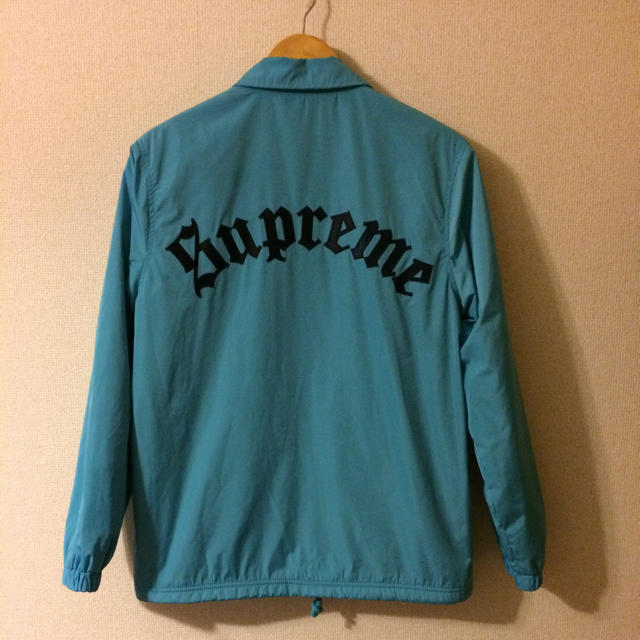 supreme old English コーチジャケット