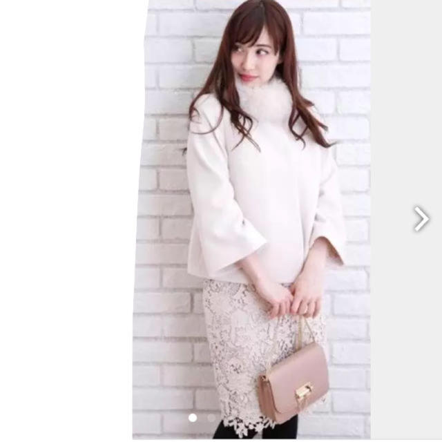 JUSGLITTY ファー付きAラインショートコート - www.husnususlu.com