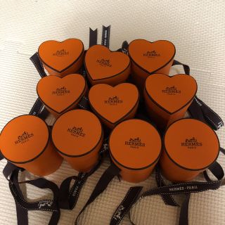 エルメス(Hermes)のハートツイリー空き箱♡10個セット(小物入れ)