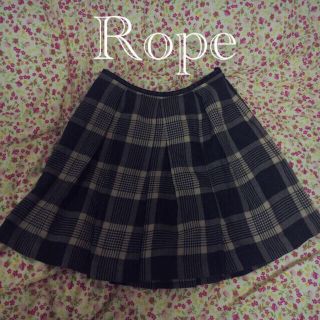 ロペ(ROPE’)のロペ♡チェックプリーツスカート(ひざ丈スカート)