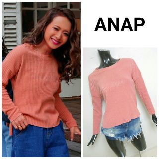 アナップ(ANAP)の新品*ANAP*リブニット(ニット/セーター)