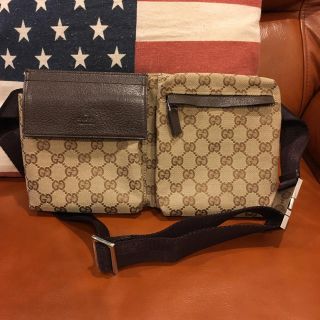 グッチ(Gucci)のグッチ ウエストポーチ gucci gg柄(ボディバッグ/ウエストポーチ)