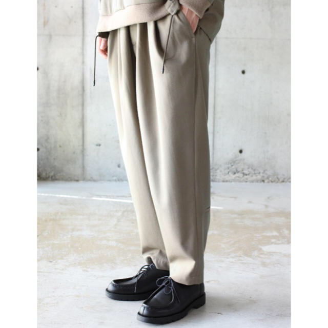 Dulcamara】よそいきオーバータックPT KHAKI BEIGE 本物品質の 51.0