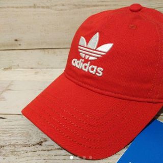 アディダス(adidas)のadidas originals トレフォイル キャップ レッド ユニセックス(キャップ)