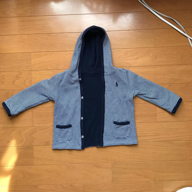 Ralph Lauren(ラルフローレン)のラルフローレン リバーシブル カーディガン パーカー 80 キッズ/ベビー/マタニティのベビー服(~85cm)(カーディガン/ボレロ)の商品写真