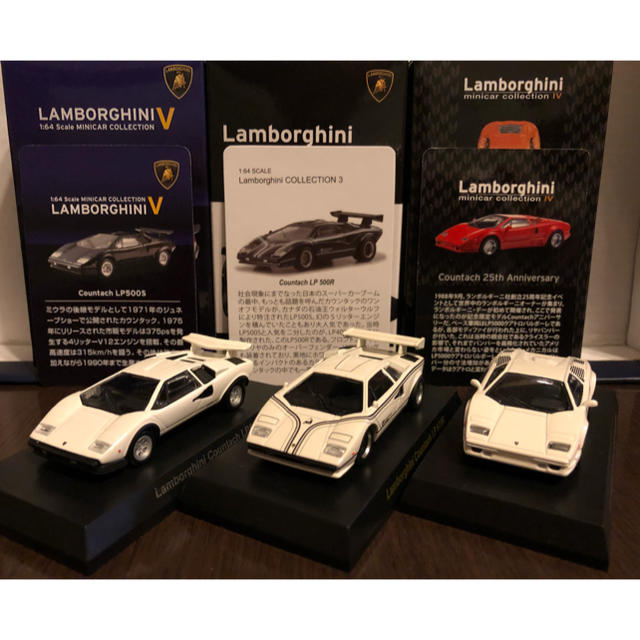 Lamborghini(ランボルギーニ)の1/64 京商 ランボルギーニ カウンタック LP500S､R ､アニバーサリー エンタメ/ホビーのおもちゃ/ぬいぐるみ(ミニカー)の商品写真