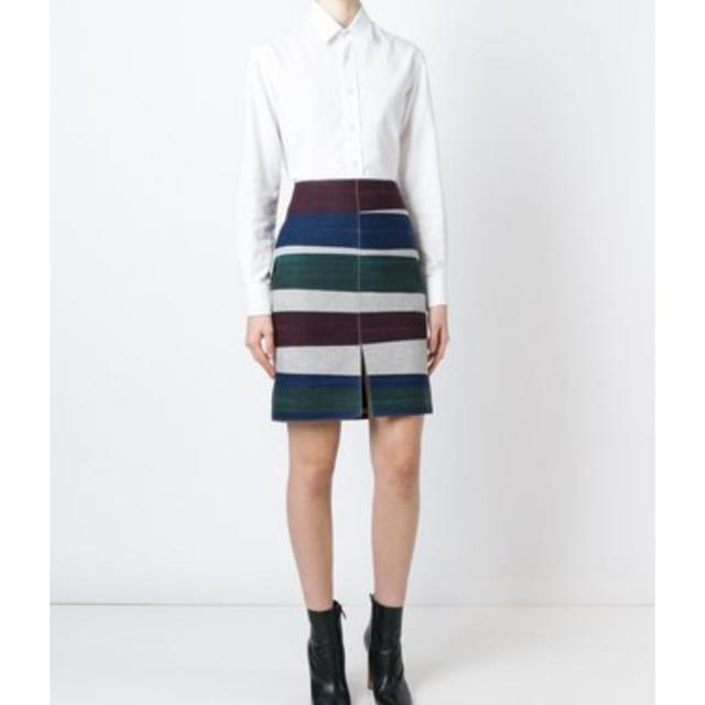 大得価格安】 CARVEN - カルヴェン carven マルチボーダー スカートの