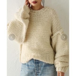 ブラックバイマウジー(BLACK by moussy)のbig knit(ニット/セーター)