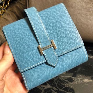 エルメス(Hermes)のHermes エルメス ベアン コンパクト 二つ折り財布 ベアンコンパクト(財布)