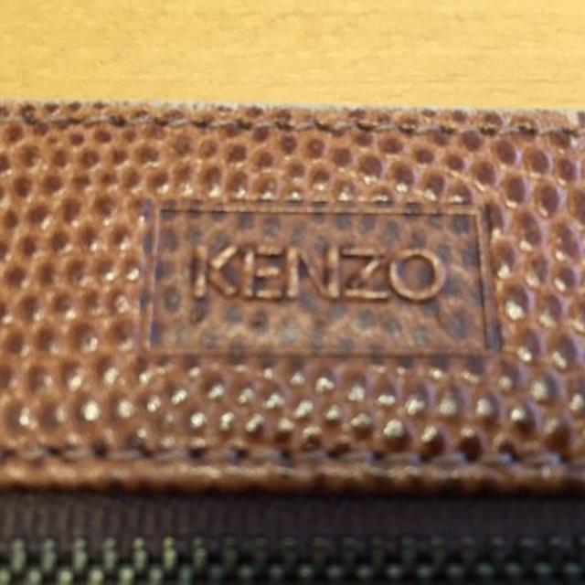 ヴィンテージ KENZO ケンゾー 本革 レザー クラッチバッグ