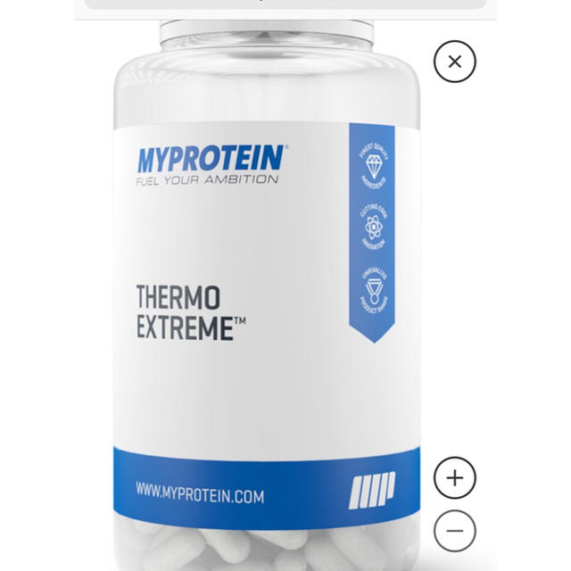 MYPROTEIN(マイプロテイン)の新品 サーモ エキストリーム 大人気の脂肪燃焼サプリメント120錠 コスメ/美容のダイエット(ダイエット食品)の商品写真