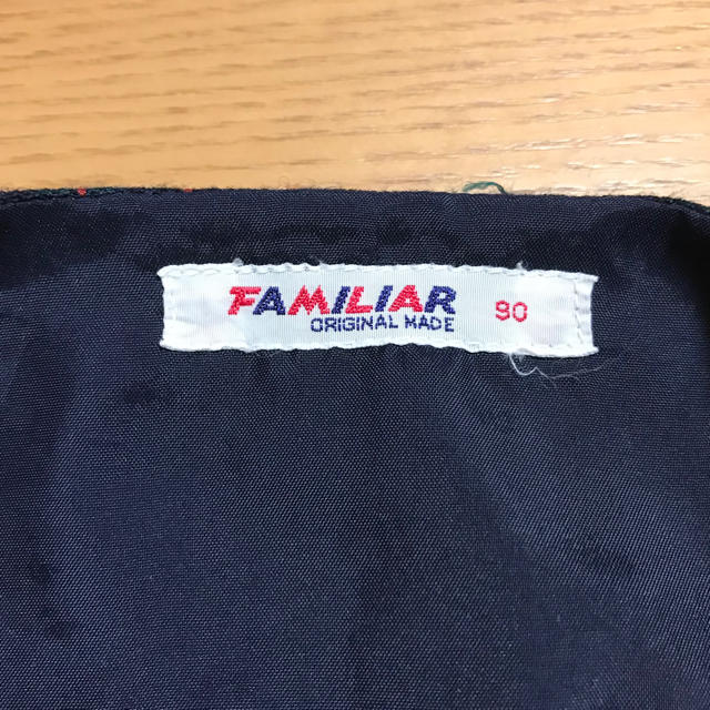 familiar(ファミリア)のfamiliar☆ワンピース 90 キッズ/ベビー/マタニティのキッズ服女の子用(90cm~)(ワンピース)の商品写真