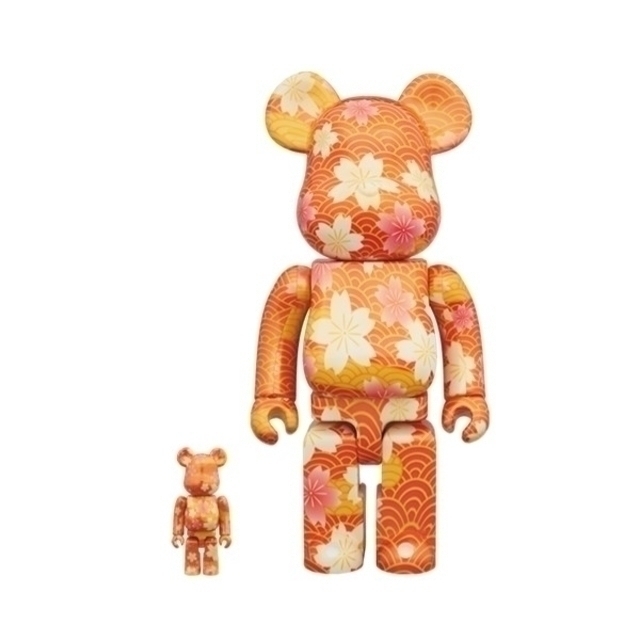 MEDICOM TOY(メディコムトイ)のベアブリック BE@RBRICK 千代紙 100% & 400% スカイツリー エンタメ/ホビーのフィギュア(ゲームキャラクター)の商品写真