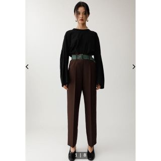 マウジー(moussy)のWAIST BELT TUXEDO パンツ(カジュアルパンツ)